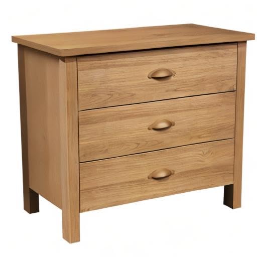 3 Drawer Nouvelle Chest - Oak