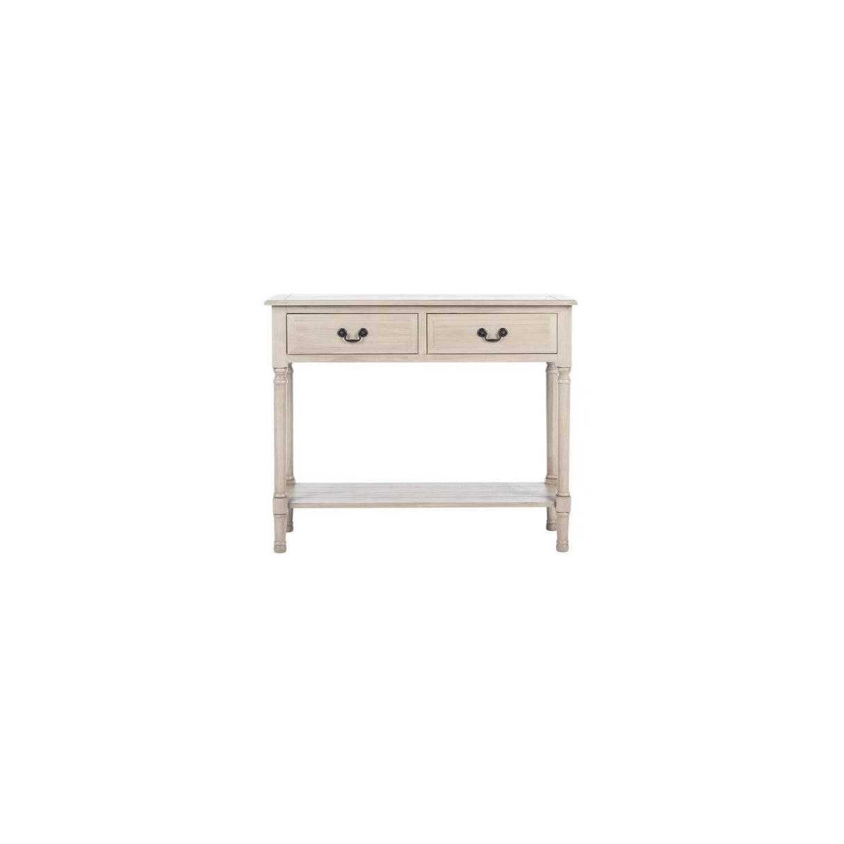 Home Collection Primrose Greige 2-Drawer Console Table