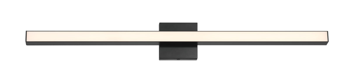 10136FB-LED Trim Vanity, Integrated LED, Flat Black