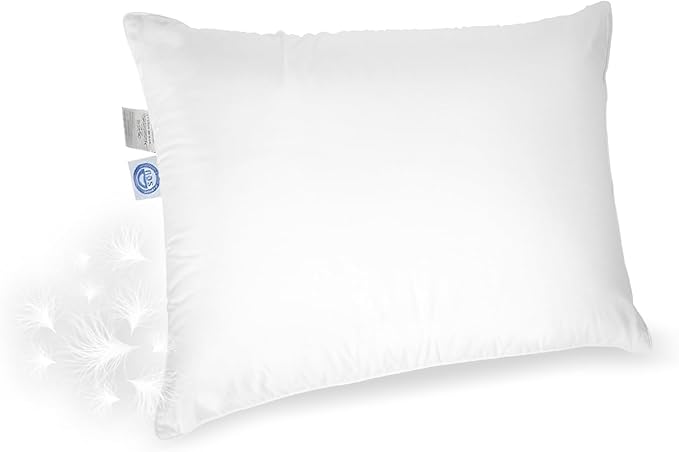 Elite Premium Down Pillow - King Size Medium - Single Pack