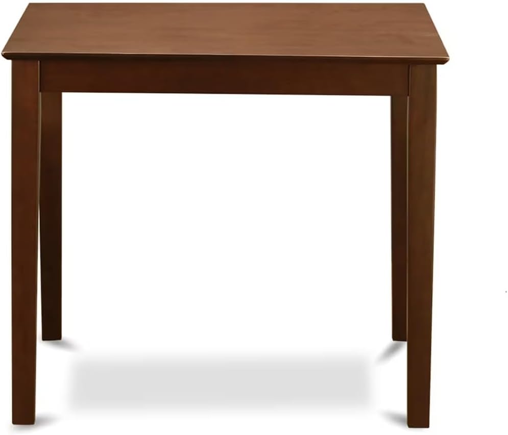 VNQU5-MAH-W 5 Piece Counter Height Pub Set Includes a Square Dining Room Table and 4