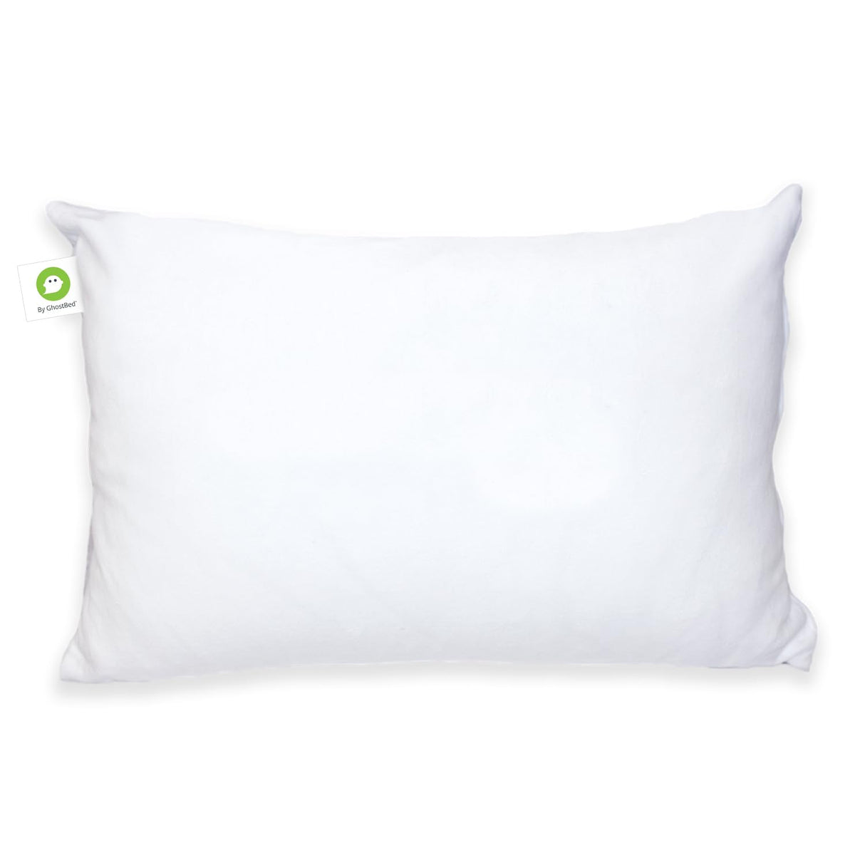 GhostBed Faux Down Pillow - Down Alternative with Breathable, Cool Microfiber Gel - Standard Size