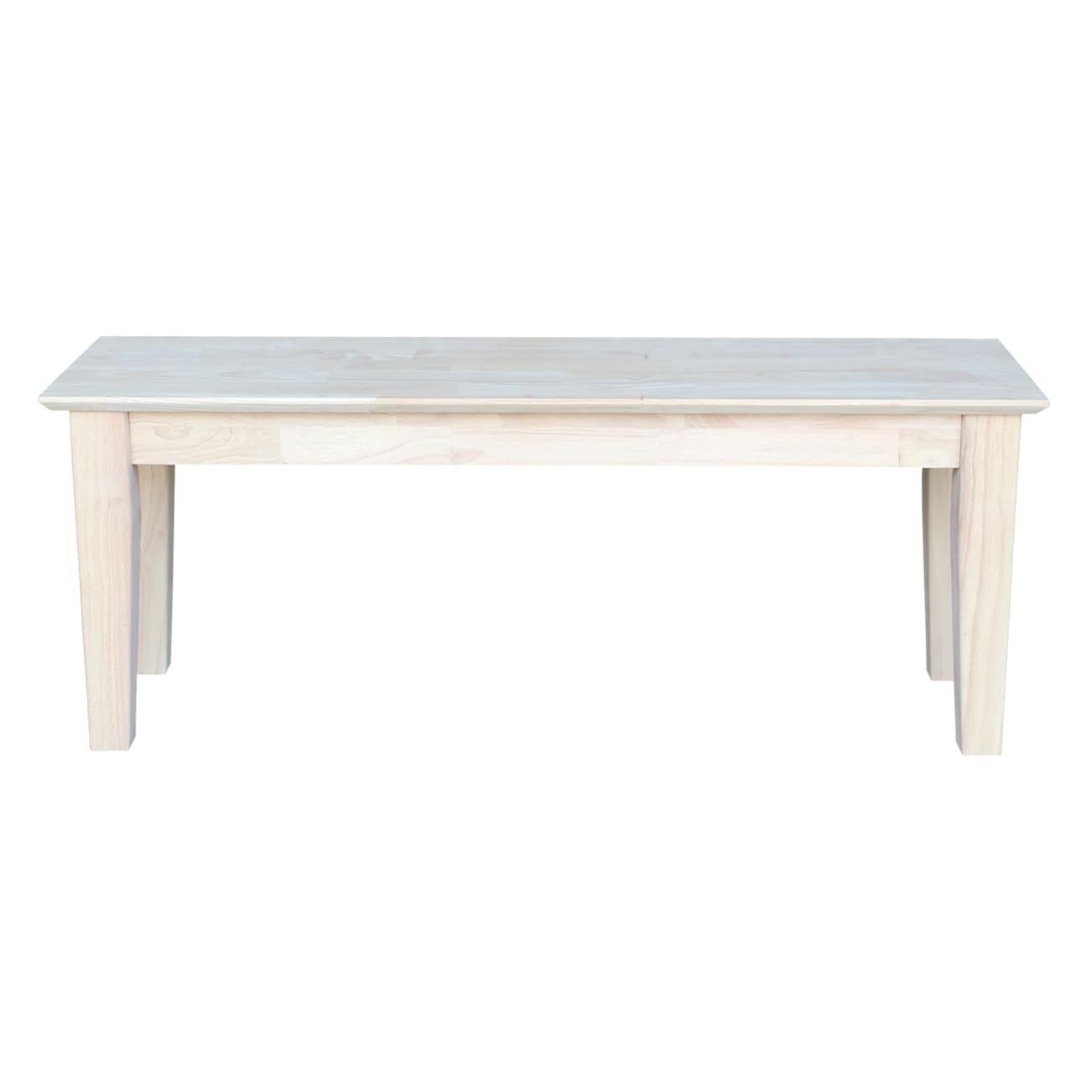 Shaker Style Bench, Unfinished