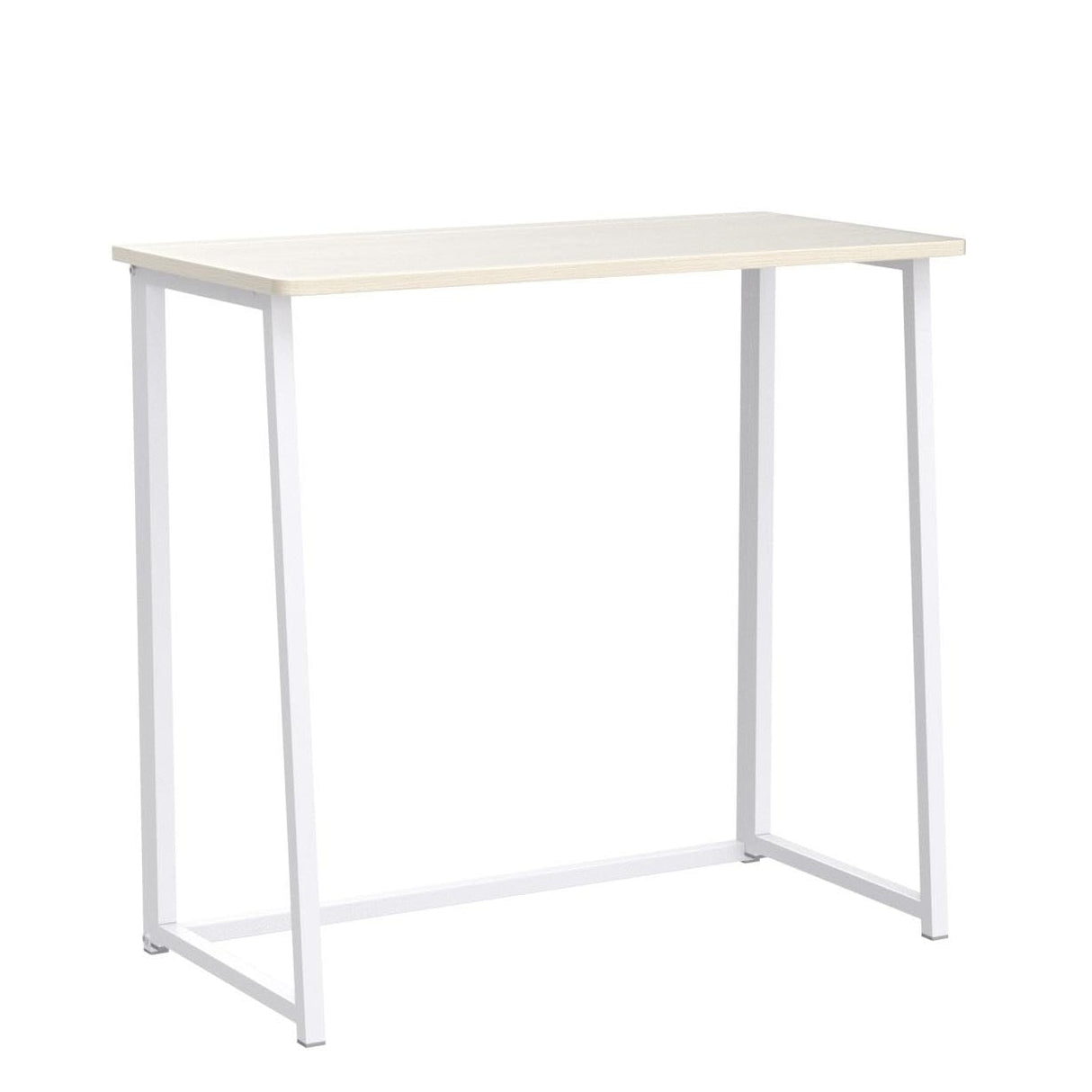 Folding Desk, Small Foldable Desk 31.5" for Small Spaces, Space Saving Computer Table Writing