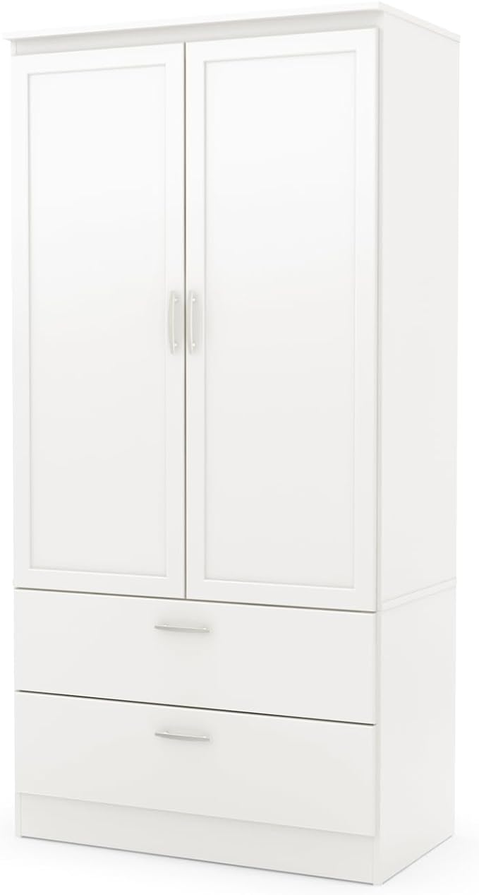 Acapella Wardrobe Armoire, Pure Black