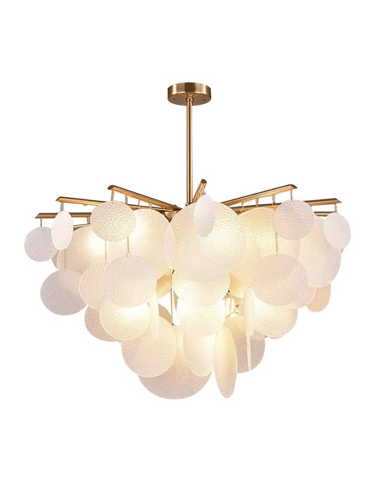DELIPUSHI Modern Chandelier Fengling Design Chandelier is Suitable for Living Room, Bedroom, Dining Room, Hotel Room Decoration E14 Light