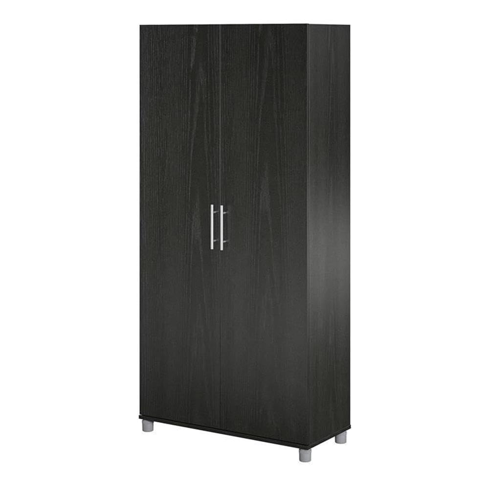 Evolution Camberly 36" Storage Cabinet in Black Oak
