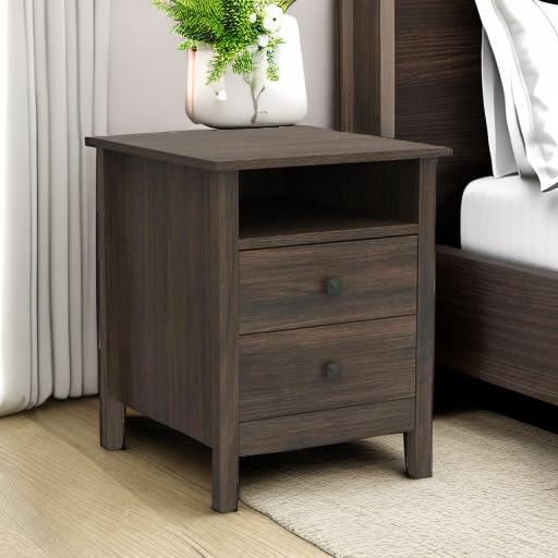 Nightstands - Set of 2 Wooden Night Stands