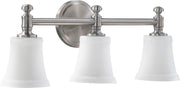 International Rossington 3-LT Vanity - Satin Nickel - 5122-3-65, Silver