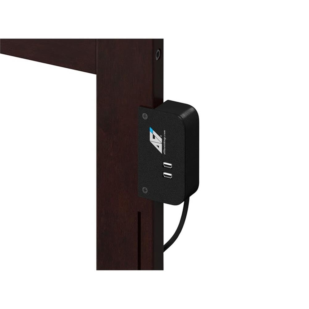 Twin Trundle Platform Bed in Espresso