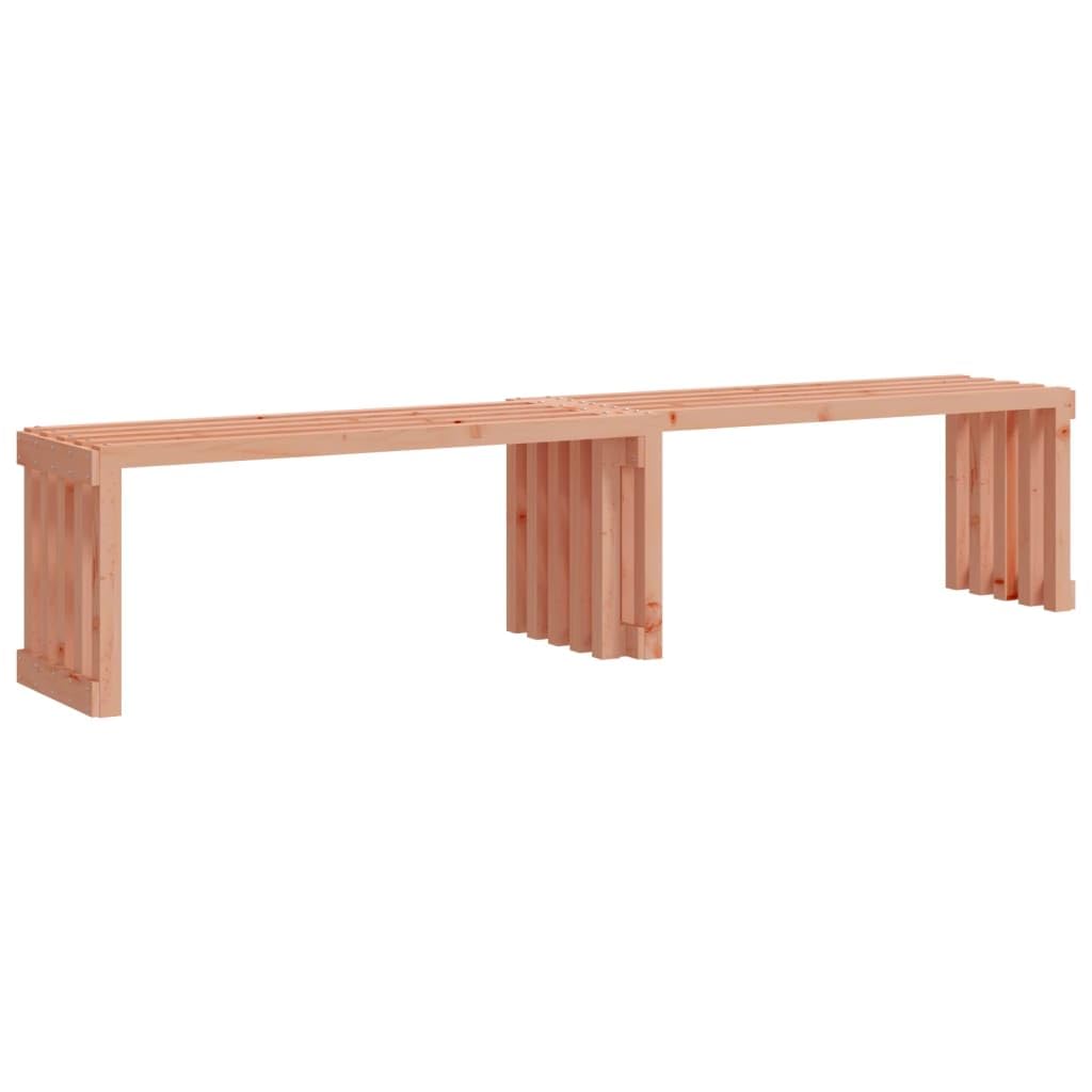 Extendable Patio Bench in Natural Douglas Brown