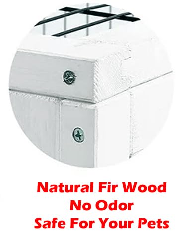 Rabbit Hutch Indoor Outdoor Bunny Hutch Pull Out Tray Guinea Pig Cage