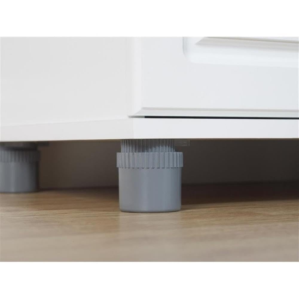 SystemBuild Evolution Kendall 36" 2 Door/2 Drawer Storage Cabinet - White