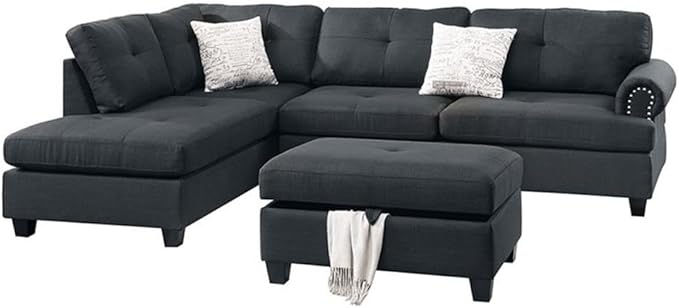 Sectional, Ash Black