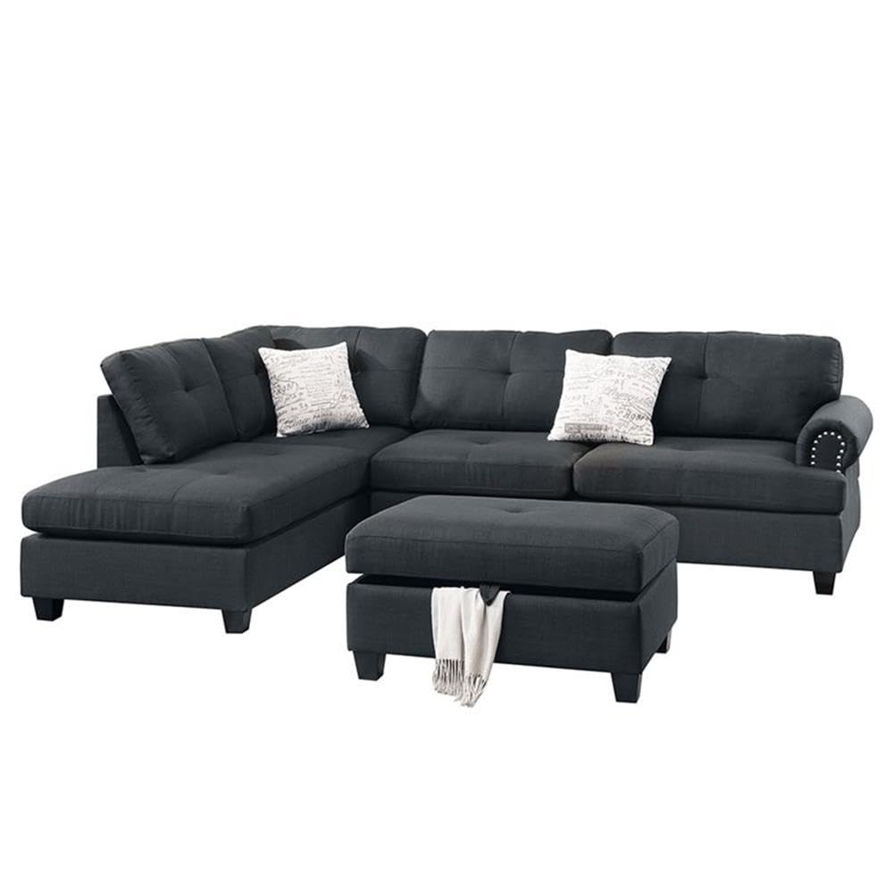 Sectional, Ash Black