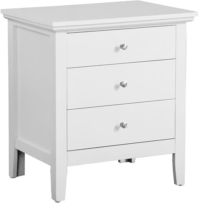 Hammond 3 Drawer Nightstand in Teal Blue