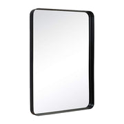 Black Wall Mirror for Bathroom,  Metal Framed Bathroom Mirror