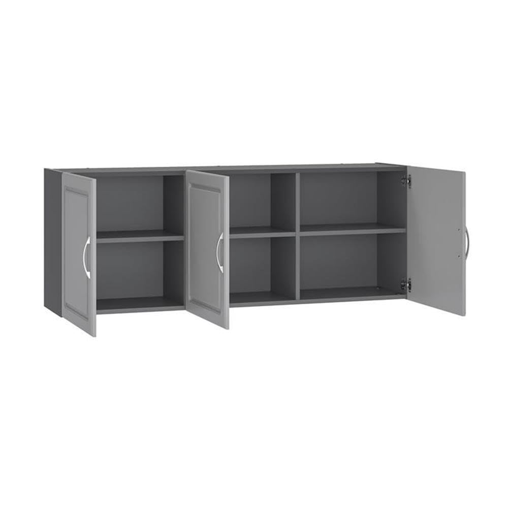 Contemporary Transitional 54" Wall Cabinet in Gray