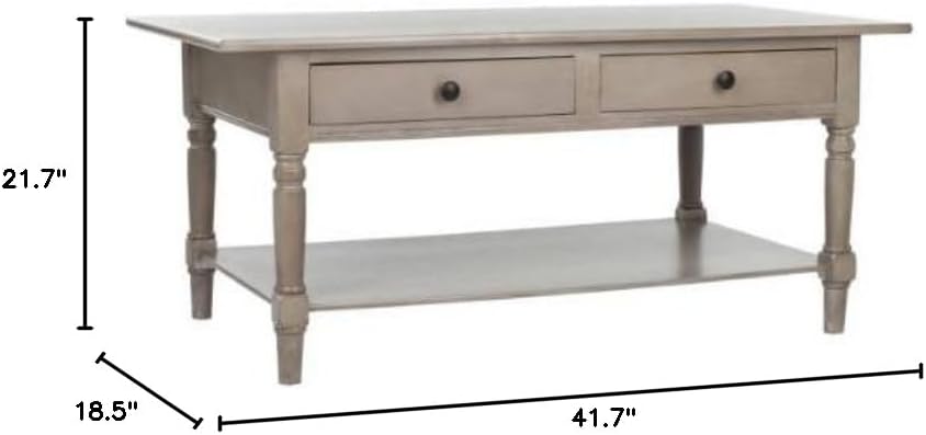 American Homes Collection Boris Dark Cherry Coffee Table