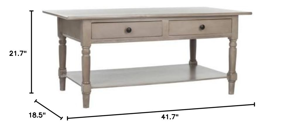 American Homes Collection Boris Dark Cherry Coffee Table