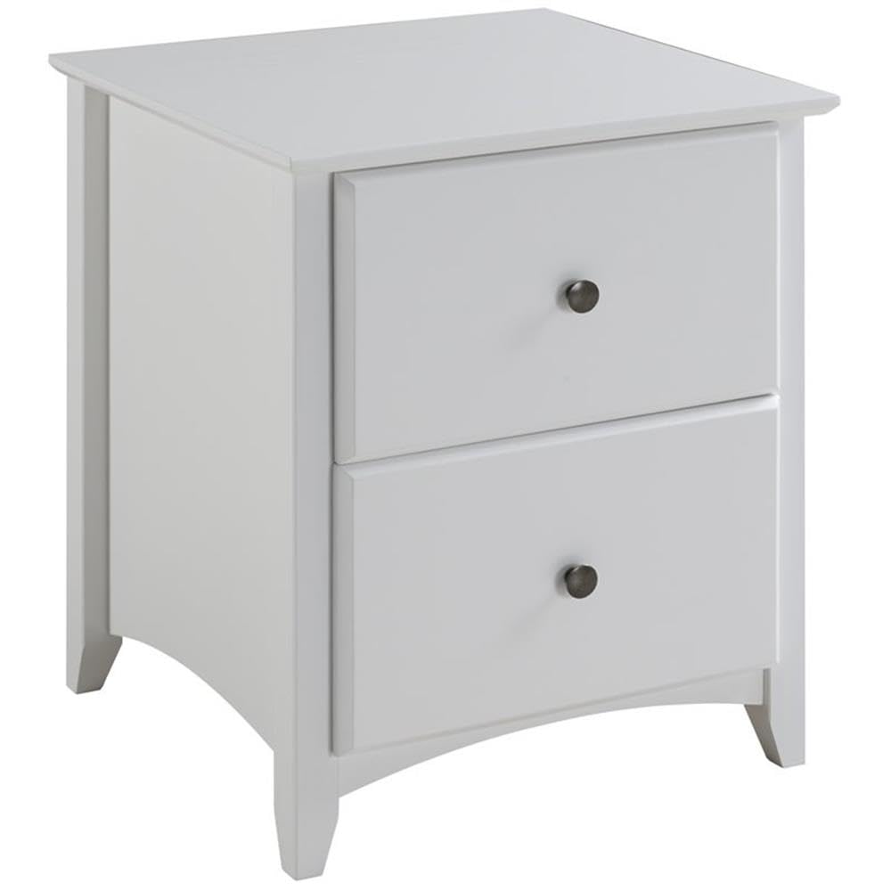Shaker Style 2 Drawer Night Stand