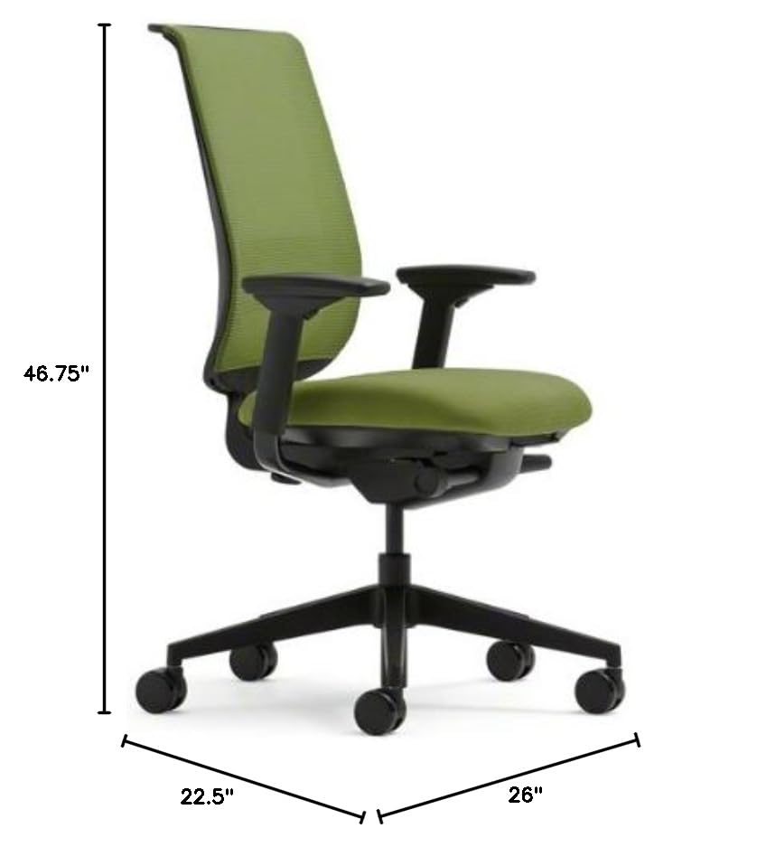 Mesh Back Reply Chair with Meadow Fabric Seat