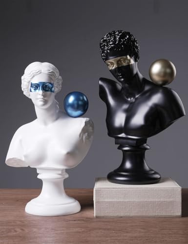 Abstract Sculpture Decor Modern Arts Greek Bust Figurine Table Centerpiece Statue