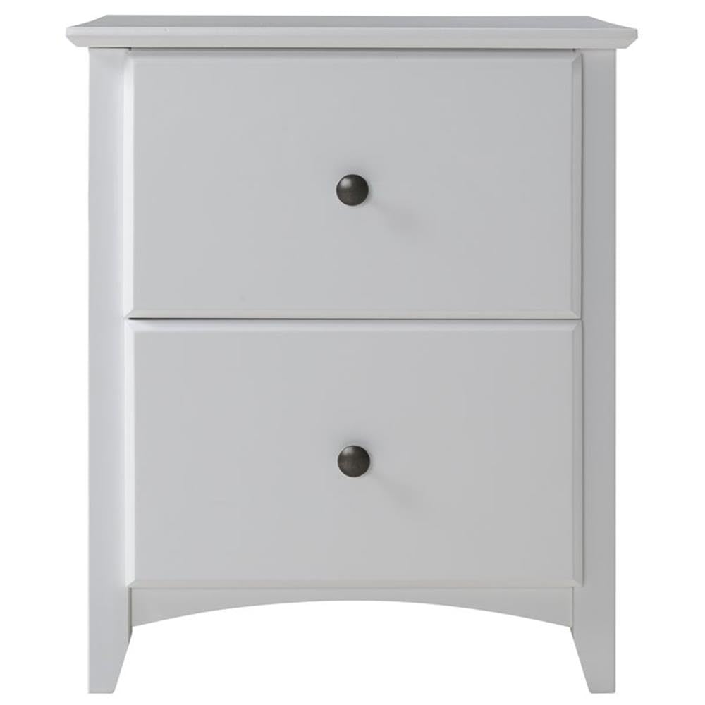 Shaker Style 2 Drawer Night Stand