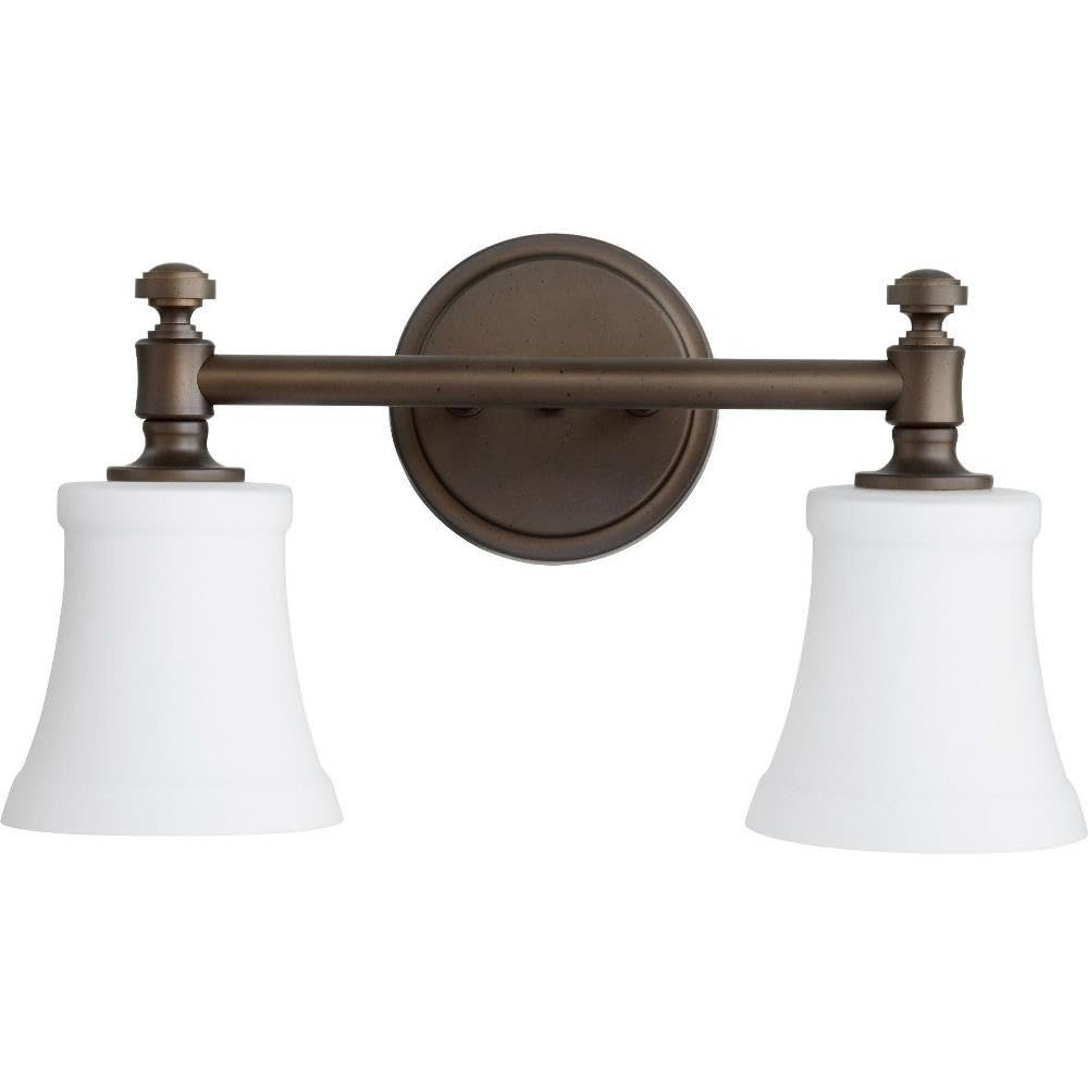 5122-2-186 Transitional Two Light Vanity from Rossington Collection in Bronze/Dark Finish,