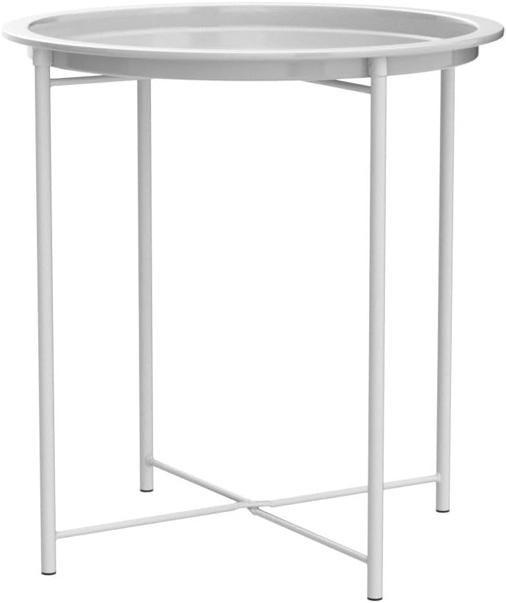 Tray Metal End Anti-Rust and Waterproof Indoor&Outdoor Snack and Coffee