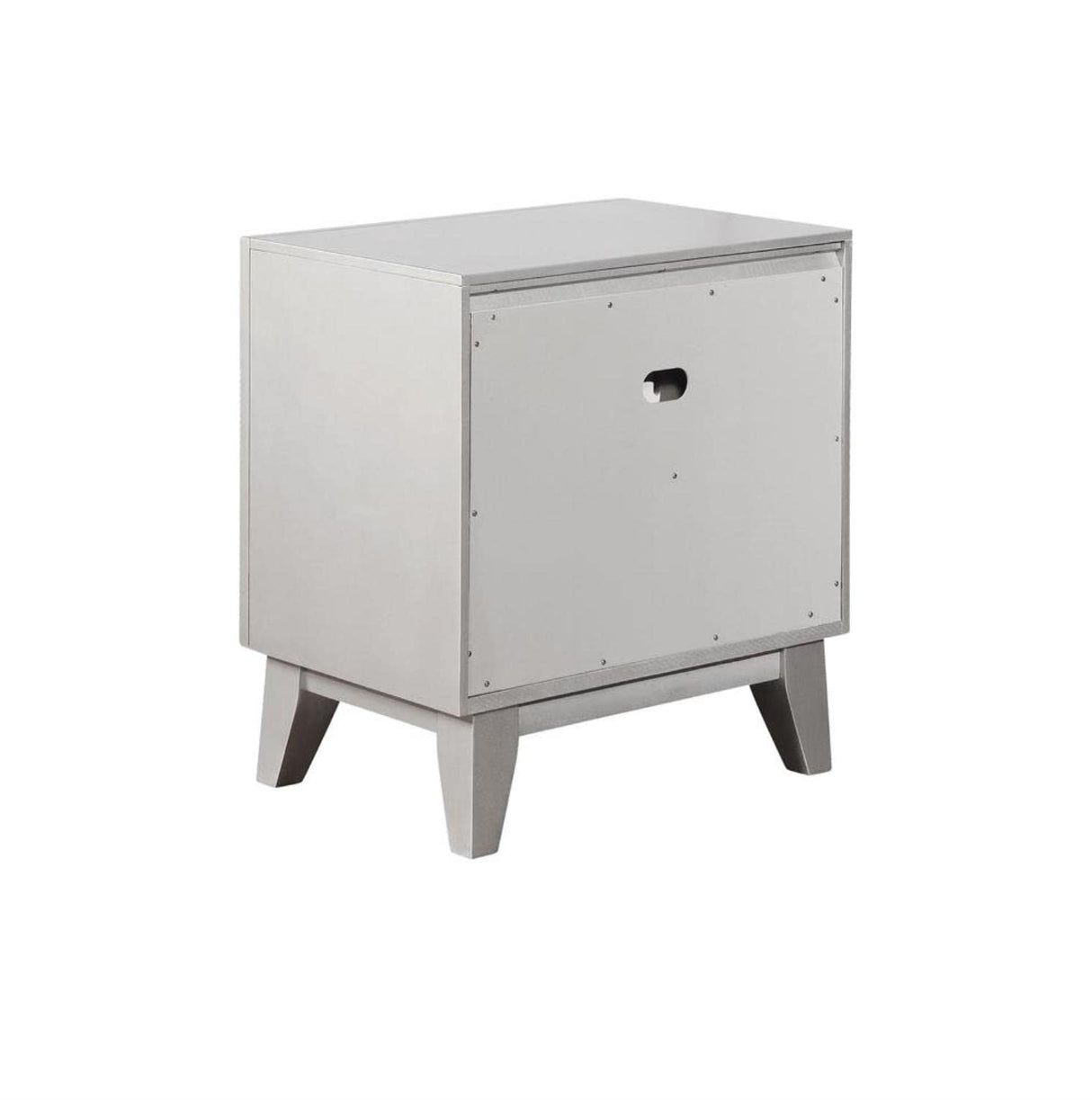 Leighton Modern Glam 2 Drawer Nightstand
