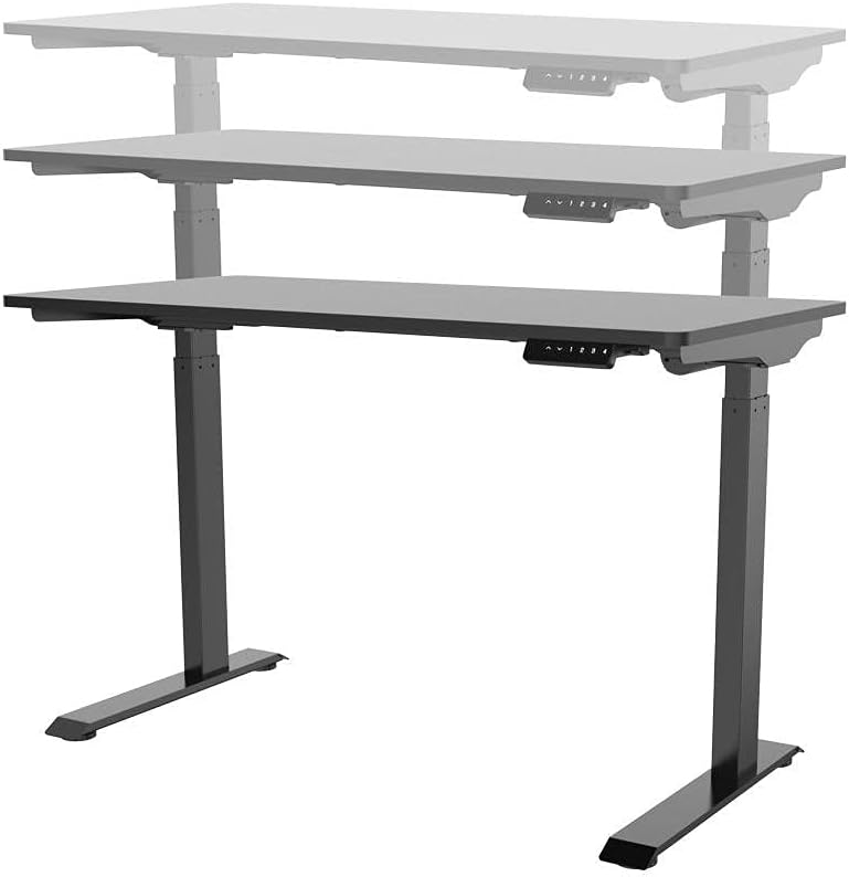 Electric Single Motor Sit-Stand Complete Desk Table - Height Adjustable