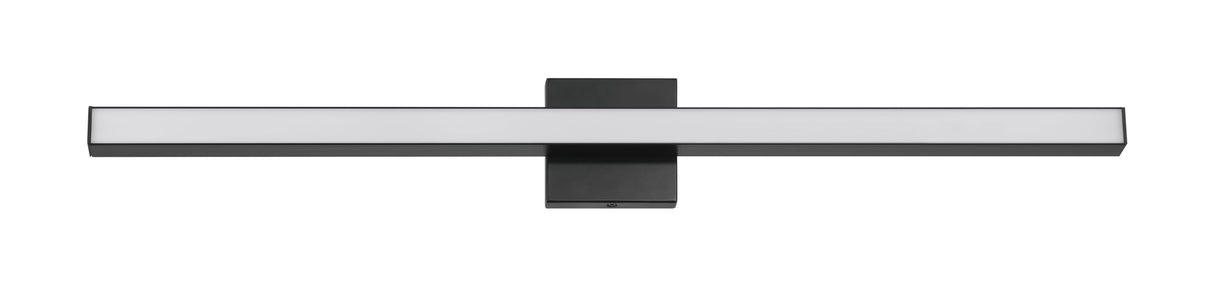 10136FB-LED Trim Vanity, Integrated LED, Flat Black