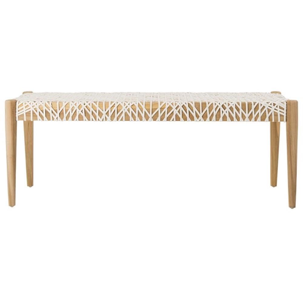 Home Collection Bandelier Natural Teak Wood/ Off-White