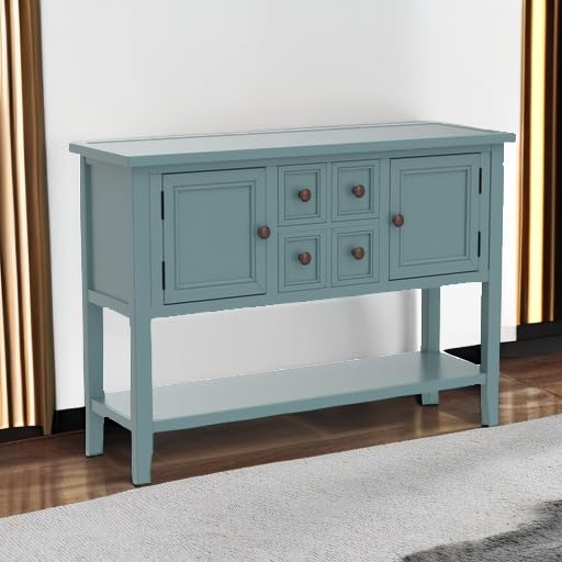 Aprilsoul Buffet Sideboard with Storage, Console Table with 4 Drawers