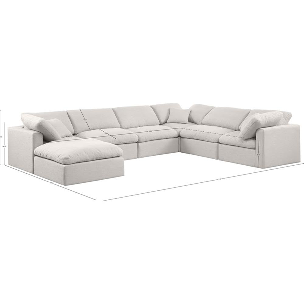 Sec7A Indulge Collection Modern | Contemporary Modular Sectional