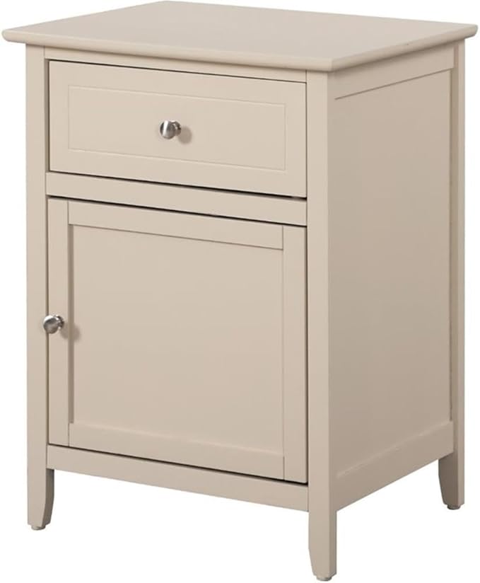 1 Drawer 1 Door Nightstand in Oak