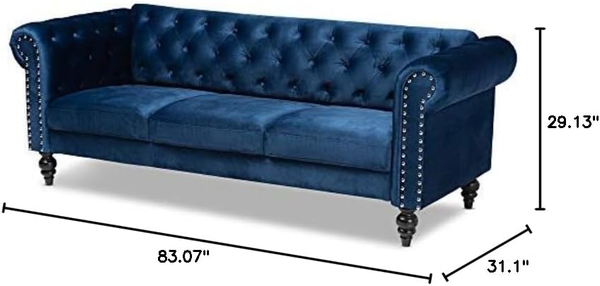Sofas, Navy Blue/Black