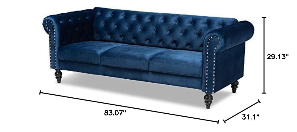 Sofas, Navy Blue/Black