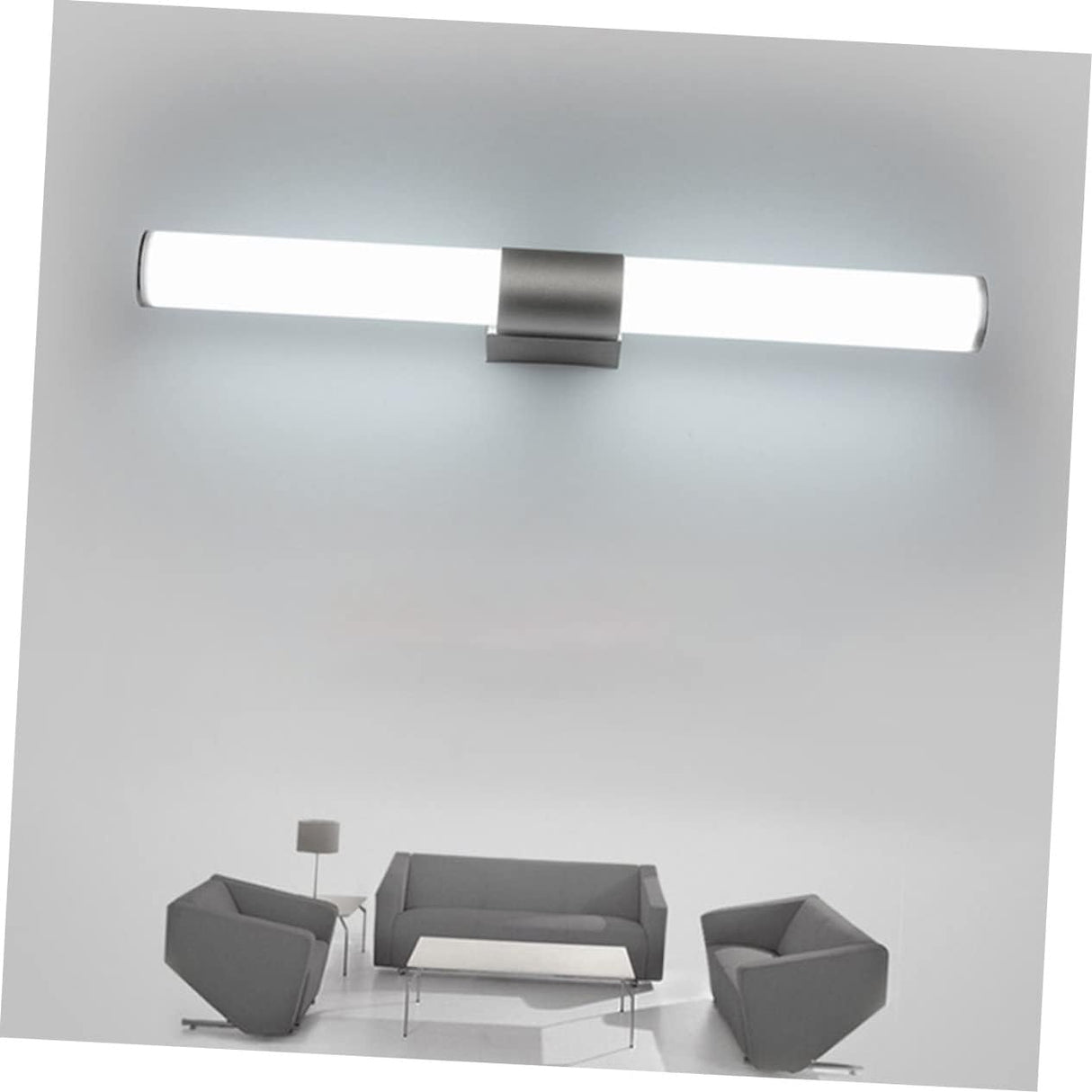 Modern Simple Led Wall Light Wood Mirror Front Lamp Creative Bathroom Cabinet Light