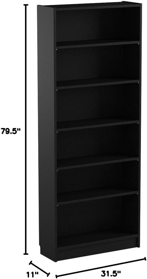 billy book case, Black Brown