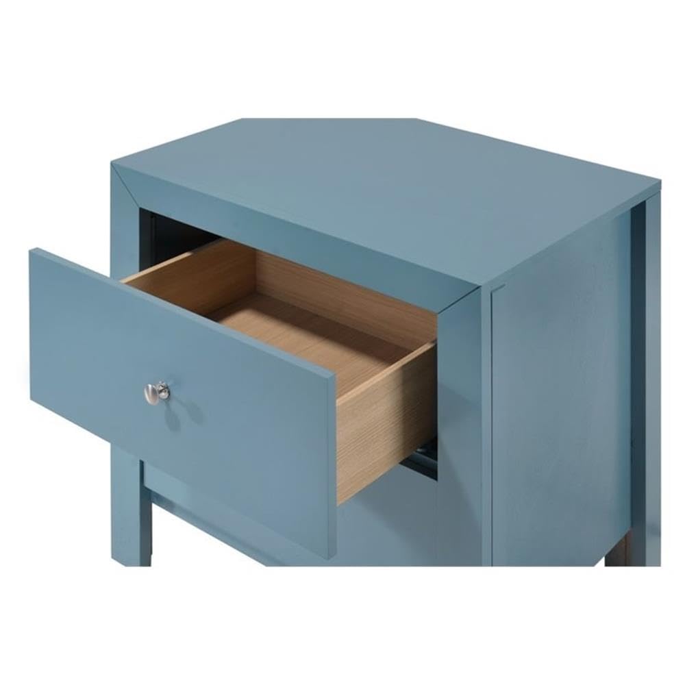 Burlington 2 Drawer Nightstand in Teal