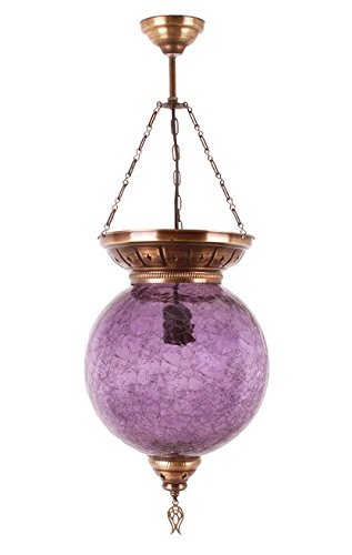 Rotto Single-Light Ottoman Chandelier Art-Win Lighting (Purple)