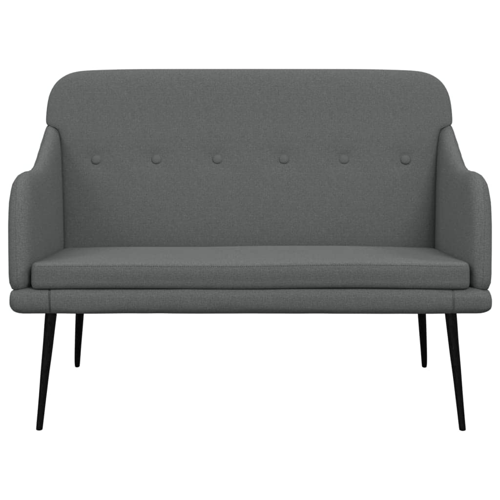 Comfy Loveseat Couch, Modern 2-Seater Sofa Loveseat, Small Loveseat Sofa, 2-Seater Bench for Living Room Bedroom Office, Dark Gray 43.3"x29.9"x31.5" Fabric,-324