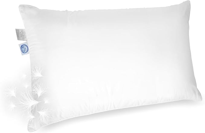 Elite Premium Down Pillow - King Size Medium - Single Pack