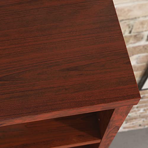 by Sauder Affirm 36"x66" 5 Shelf Bookcase, Classic Cherry Finish