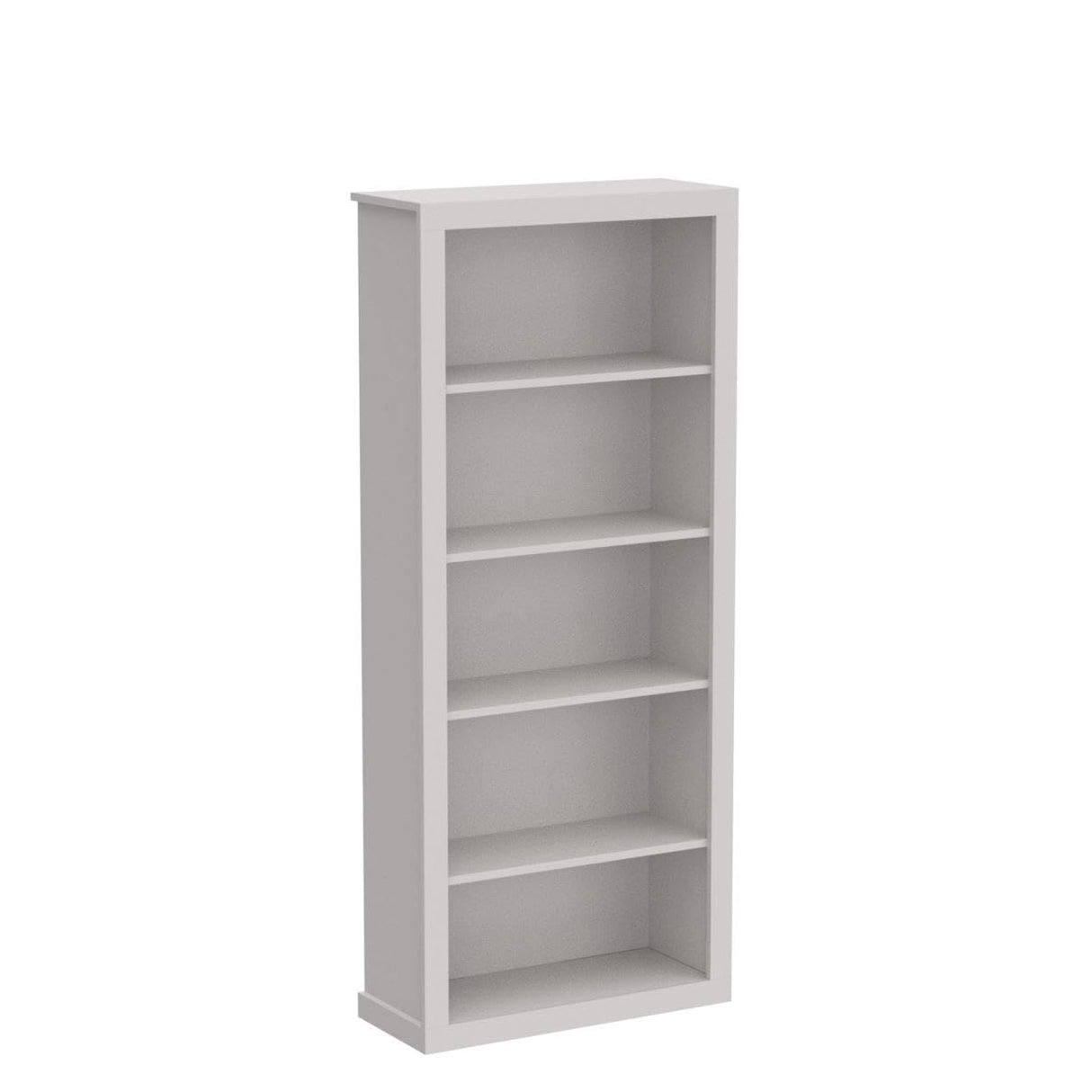 Edenbrook Sumac Bookcase, 5-Shelf Organizer for Bedroom Furniture or Home Office Furniture, White Bookshelf 12.8D x 31.5W x 72.8H in