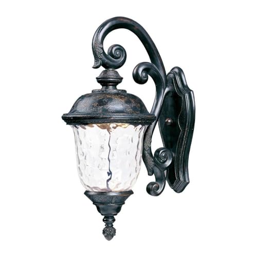 55497WGOB Carriage House Water Glass Outdoor LED Wall Sconce, 1-Light 12 Watt