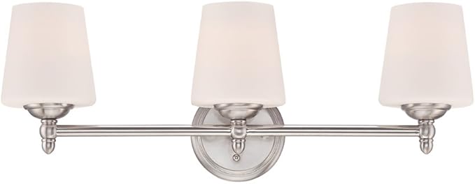 15006-3B-35 Darcy 3 Light Bath Bar, Brushed Nickel