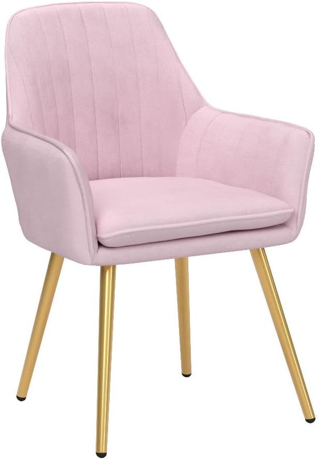 Accent Living Dining Room Velvet Arm Chair Club Leisure Guest Lounge Bedroom Upholstered Chair